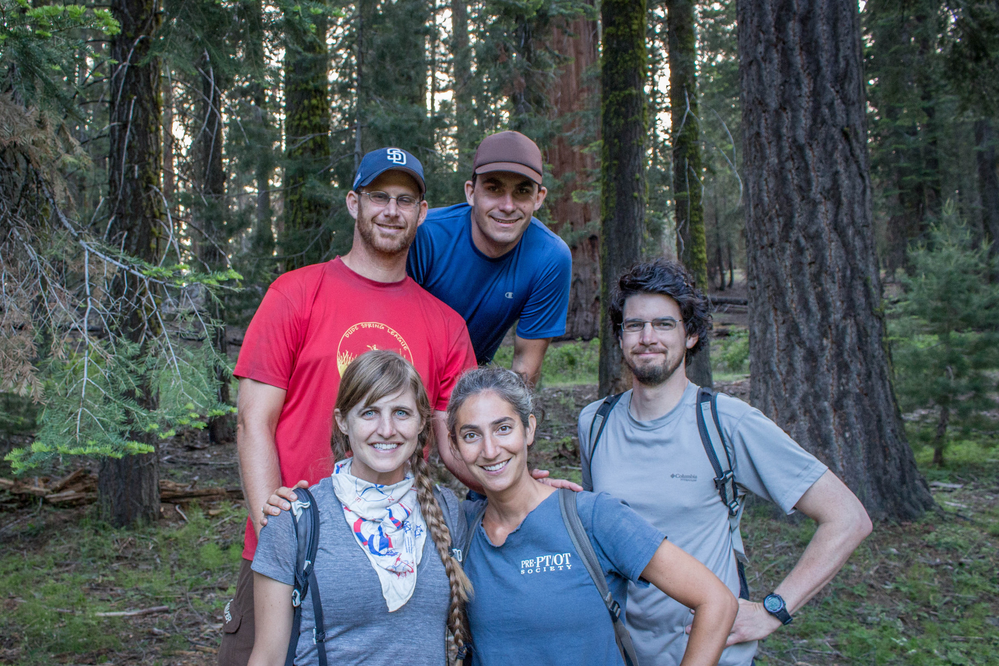 Group Photo Camping Sequoia