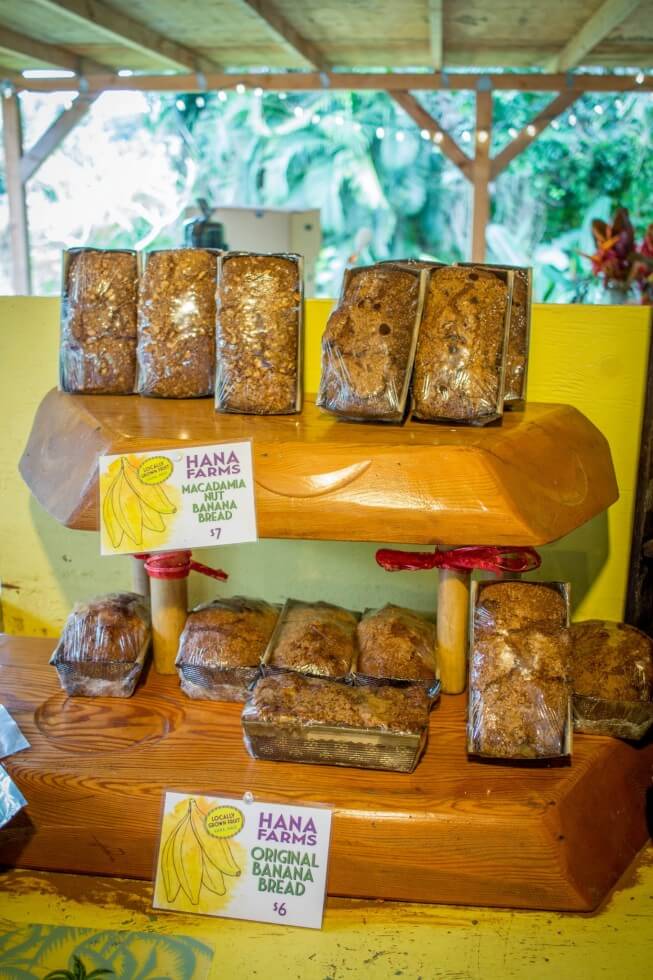 Best Maui Road to Hana Banana Bread Stop