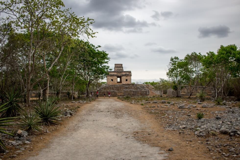 Dzibilchaltún ruins by Merida Mexico