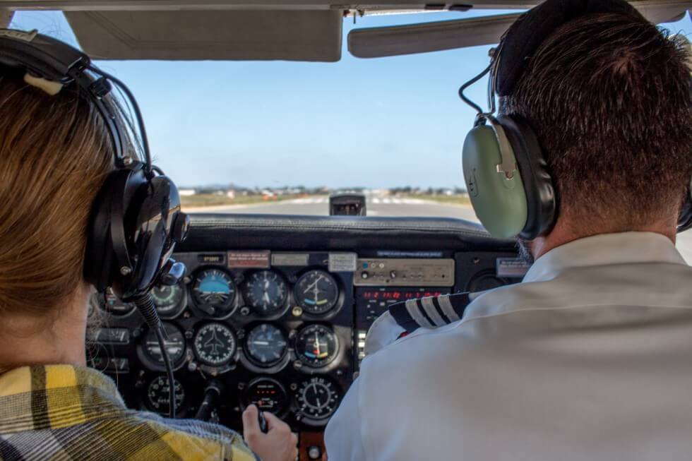 Taking the controls San Diego Flight Lessons
