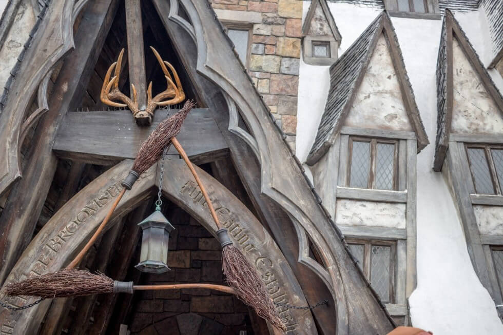 The Three Broomsticks in Hogsmeade Visiting Harry Potter World Orlando
