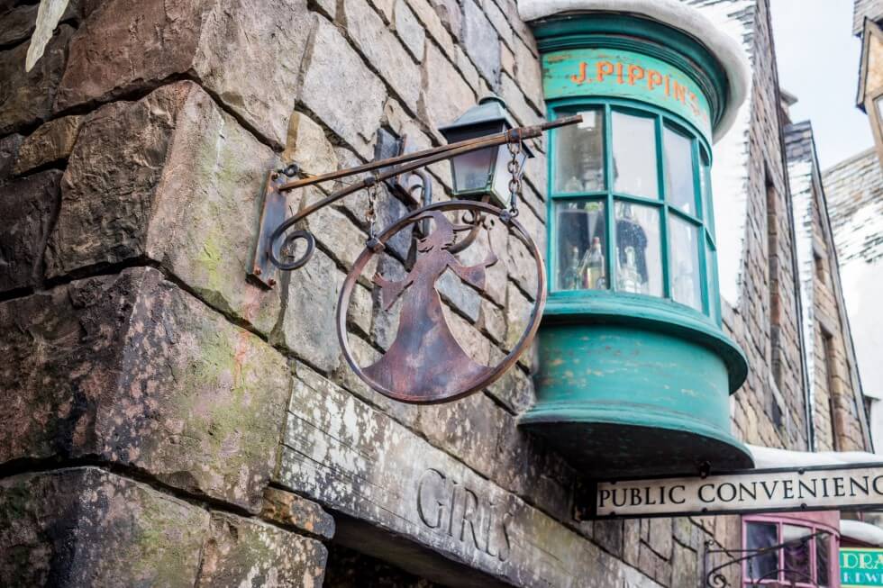 Girls Bathroom Visiting Harry Potter World Orlando