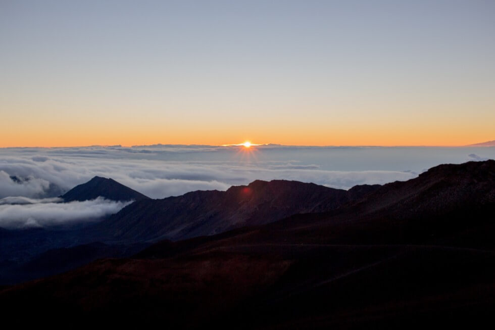 Maui Upcountry Haleakala Beautiful Sunrise