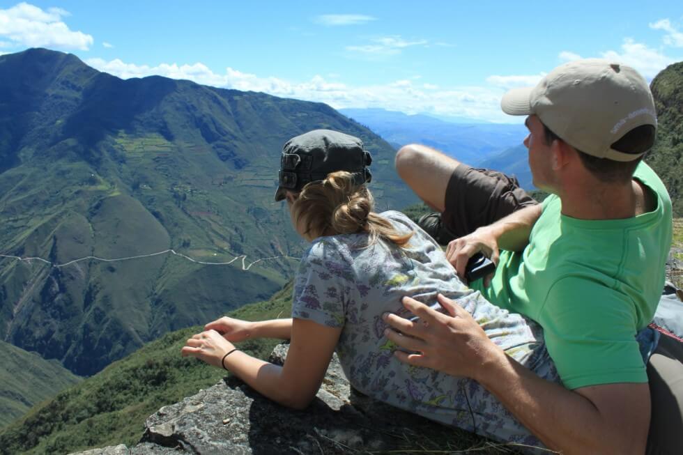 87 - Tom and Jenny in Chachapoyas Peru