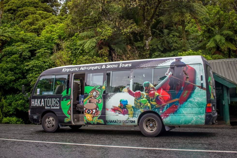 Haka Tours New Zealand Bus