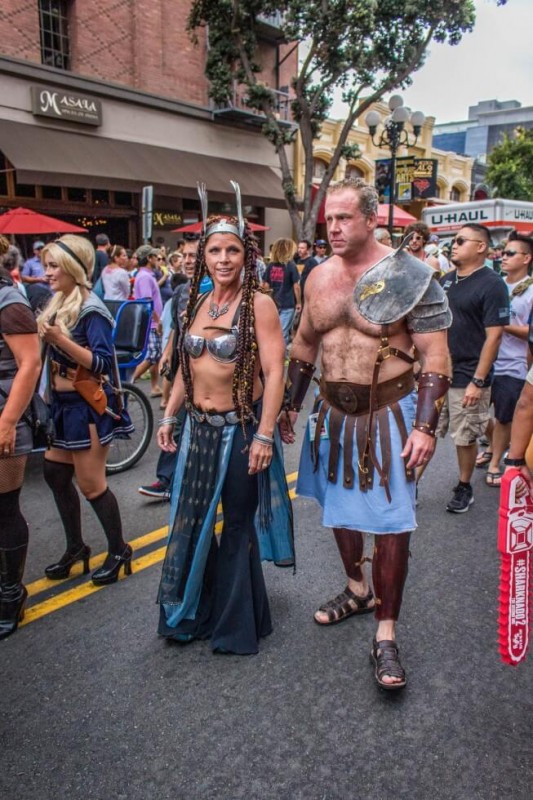 Gladiator and Viking San Diego Comic Con 2014