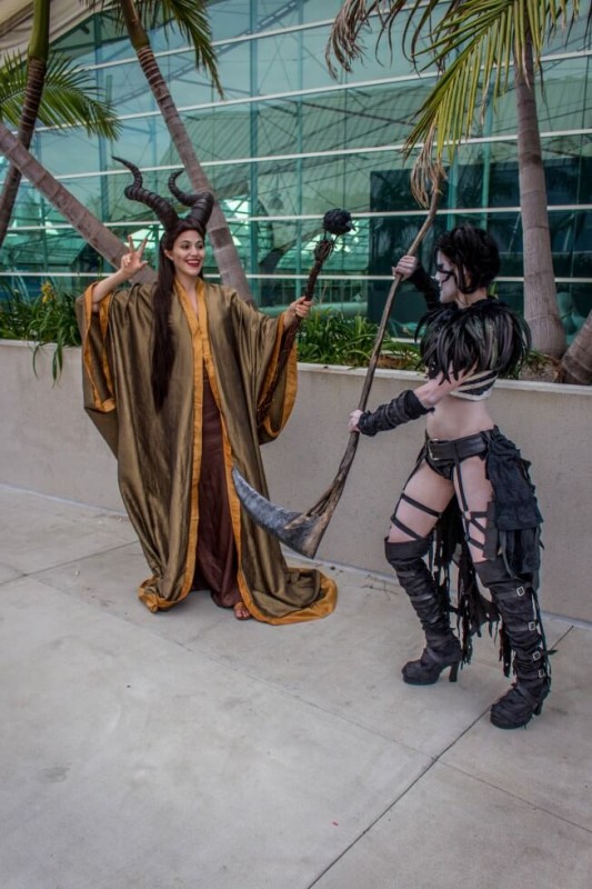 Maleficent Battling San Diego Comic Con 2014