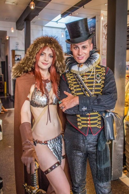 Red Sonja and Steampunk San Diego Comic Con 2014