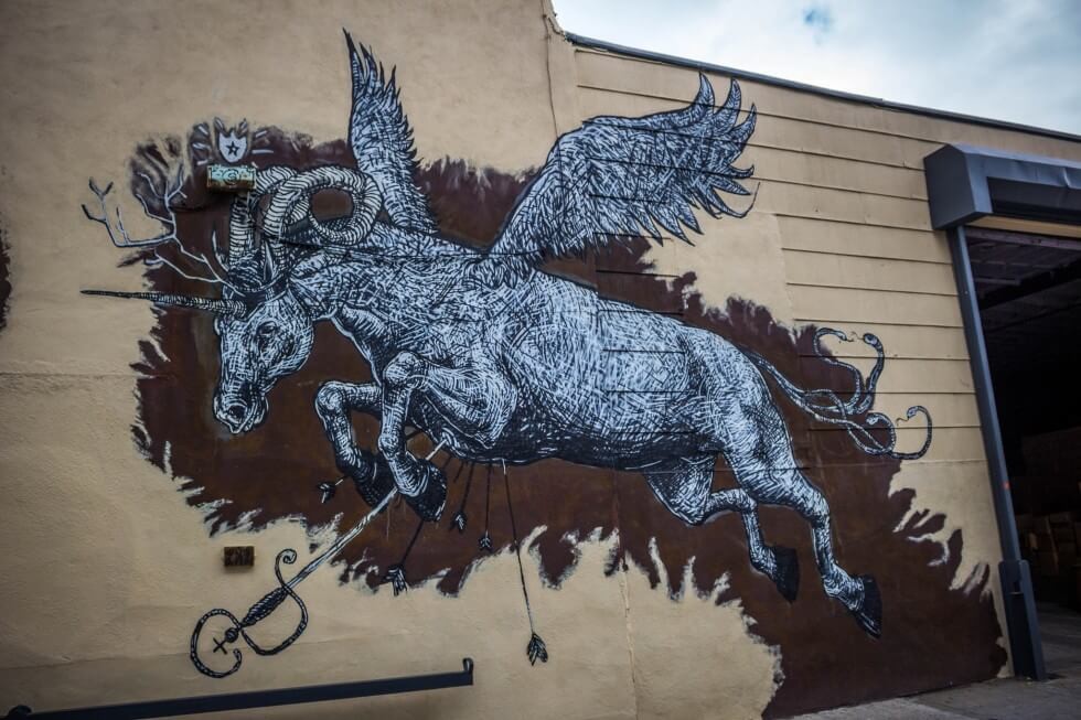 Pegasus Street Art NYC