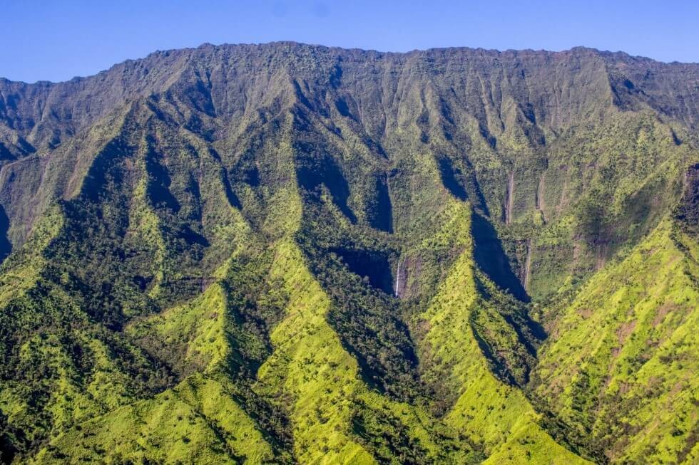 Beautiful Kauai from a helicopter tour