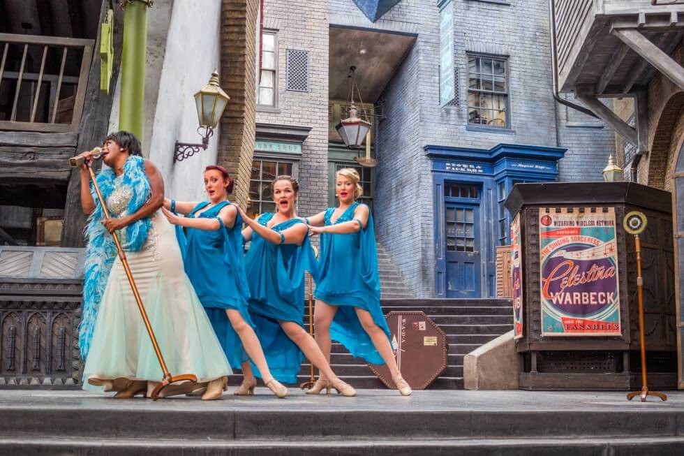 The shows at Harry Potter World Celestina Warbeck