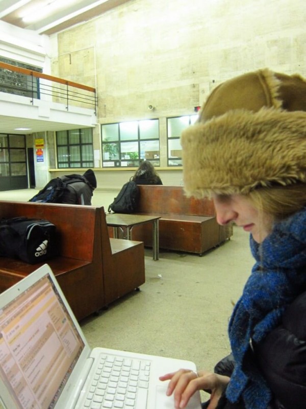 76 - Working in the train station in Bulgaria