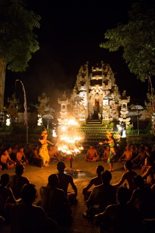 Kecak Fire Dance Performance Ubud Bali