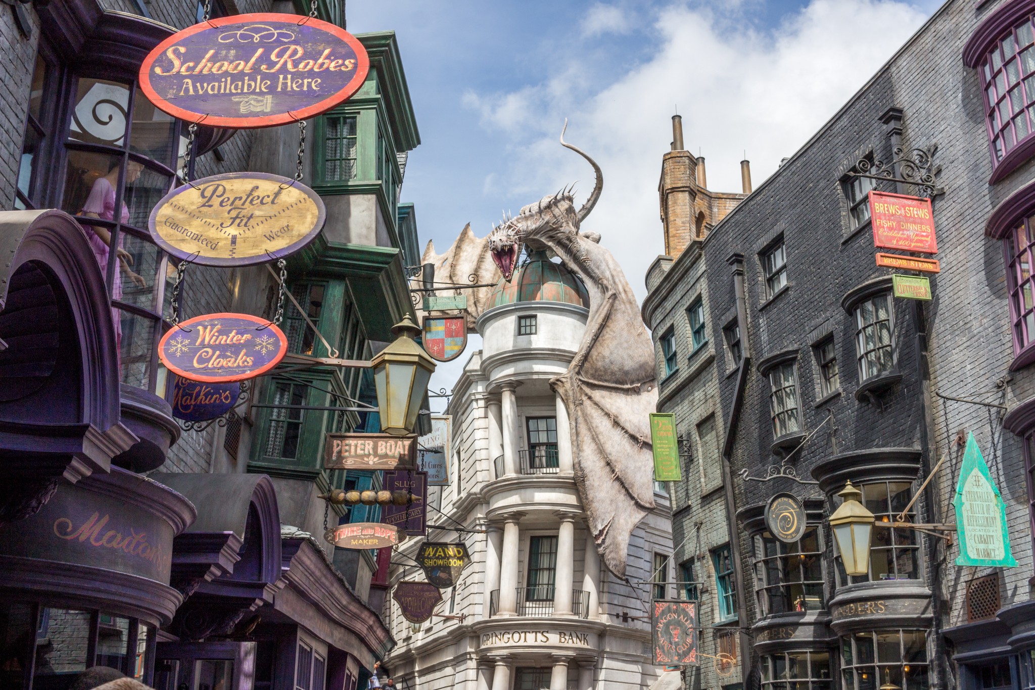 Diagon Alley Map Universal